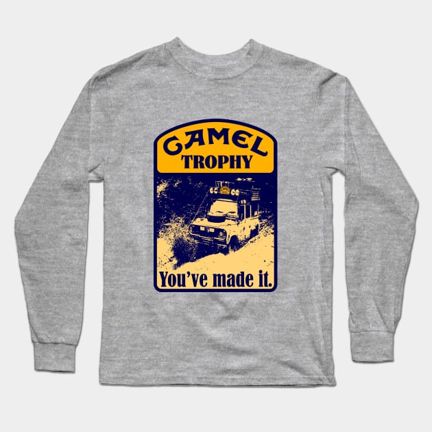 Camel Trophy Rally Motorsport Art Long Sleeve T-Shirt by San Studios Company